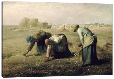 The Gleaners Canvas Art Print - Farmer