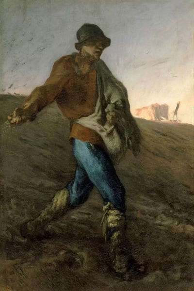 Realism: The Sower, 1850 (Museum Of Fine Arts, Boston) by Jean-Francois Millet