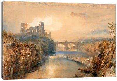 Barnard Castle Canvas Art Print - J.M.W. Turner