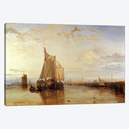 Dort or Dordrecht: The Dort Packet-Boat from Rotterdam Becalmed Canvas Print #15116} by J.M.W. Turner Canvas Art Print
