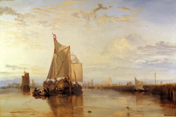 J.M.W. Turner: Dort or Dordrecht: The Dort Packet-Boat from Rotterdam Becalmed by J.M.W. Turner