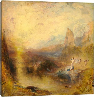 Glaucus and Scylla Canvas Art Print - J.M.W. Turner