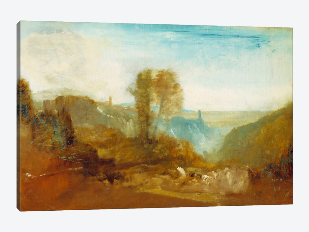 Tivoli, The Cascatelle by J.M.W. Turner 1-piece Canvas Print