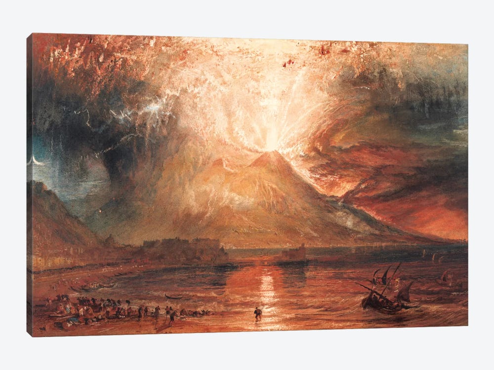 Vesuvius in Eruption by J.M.W. Turner 1-piece Canvas Artwork