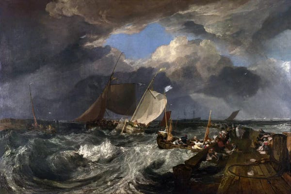 J.M.W. Turner: Calais Pier by J.M.W. Turner