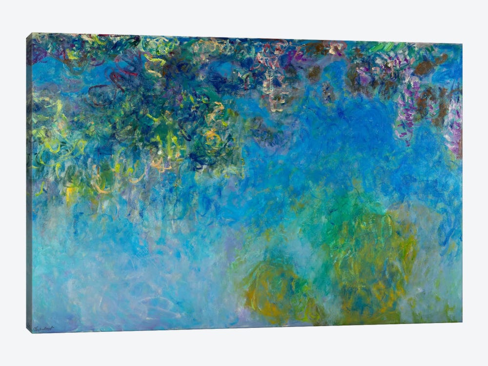 Wisteria by Claude Monet 1-piece Canvas Print