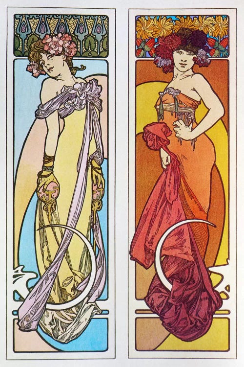 Documents Decoratifs (1902) by Alphonse Mucha wall art