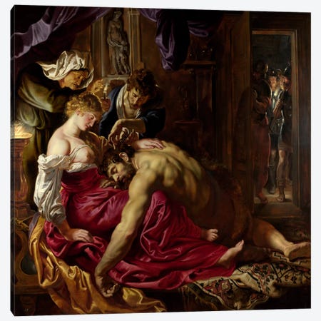 Samson & Delilah Canvas Print #1520} by Peter Paul Rubens Art Print