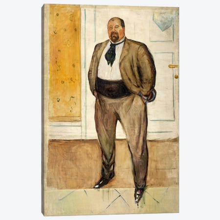 Consul Christen Sandberg, 1901 Canvas Print #15218} by Edvard Munch Canvas Art Print