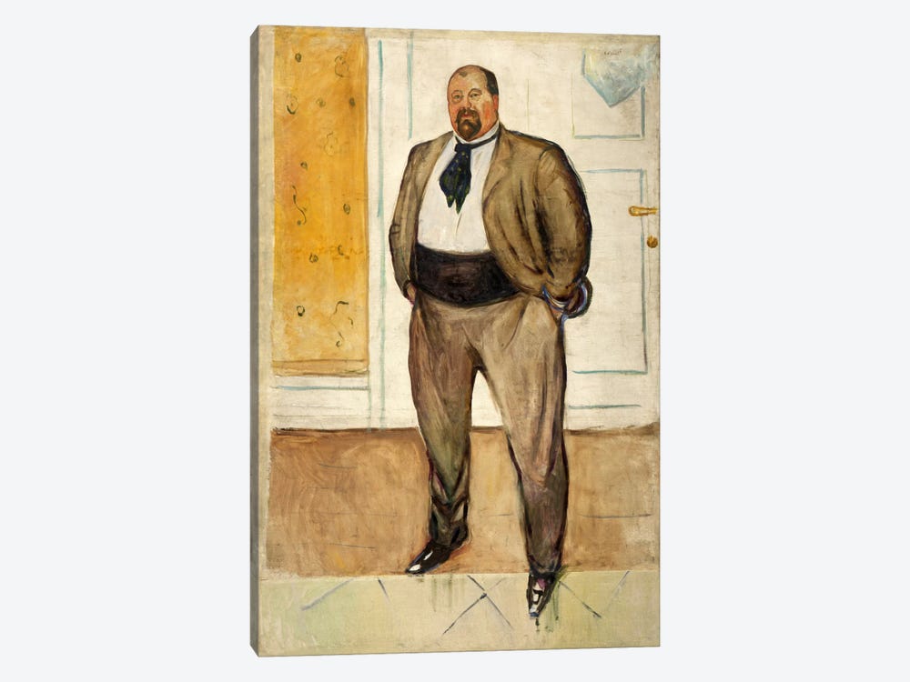 Consul Christen Sandberg, 1901 by Edvard Munch 1-piece Canvas Artwork
