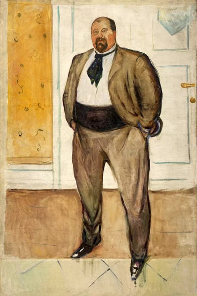 Expressionism: Consul Christen Sandberg, 1901 by Edvard Munch