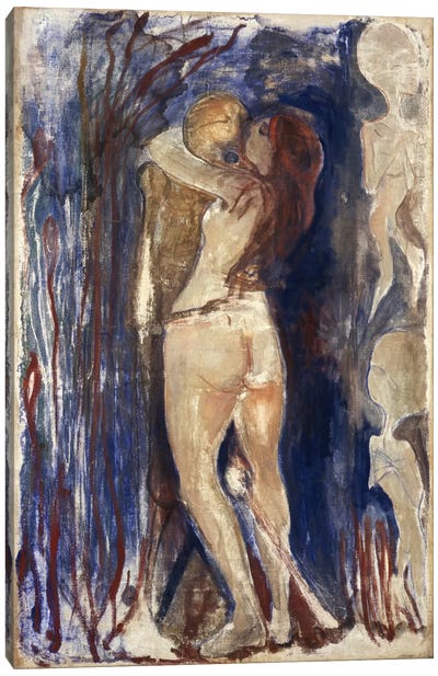 Death and Life, 1894 Canvas Art Print - Edvard Munch