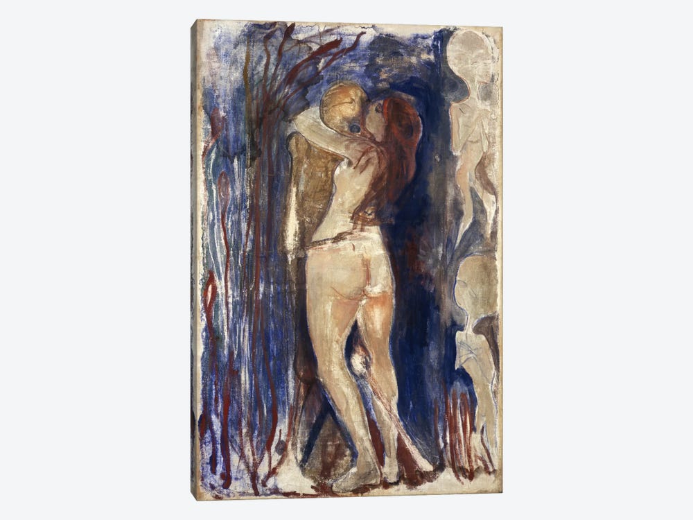 Death and Life, 1894 by Edvard Munch 1-piece Canvas Art Print