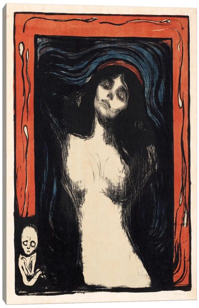 Loving Woman (Madonna), 1902 Canvas Art Print