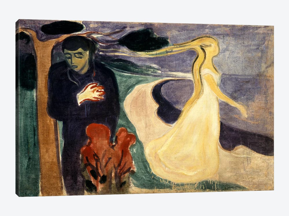 Separation, 1900 by Edvard Munch 1-piece Canvas Wall Art