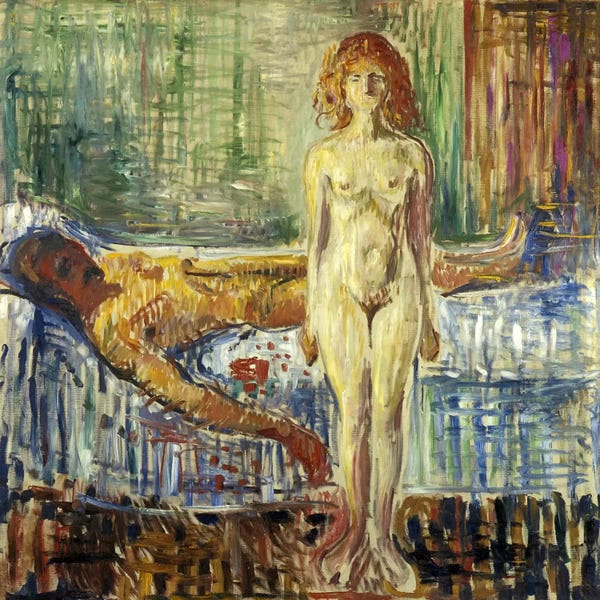 Edvard Munch: Death of Marat II, 1907 by Edvard Munch