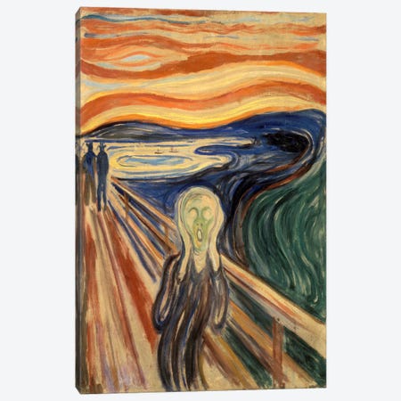The Scream, 1910 Canvas Print #15229} by Edvard Munch Canvas Artwork