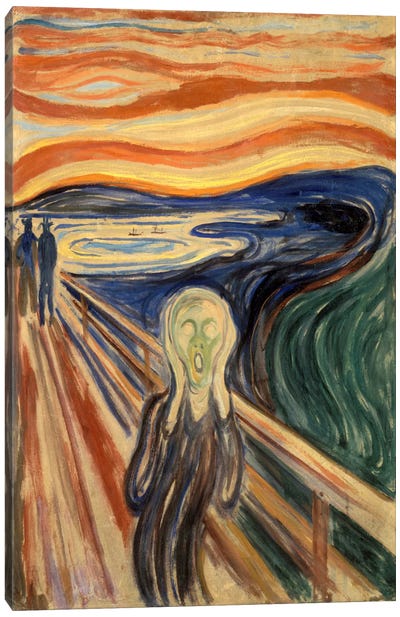 The Scream, 1910 Canvas Art Print - Hall of Horror