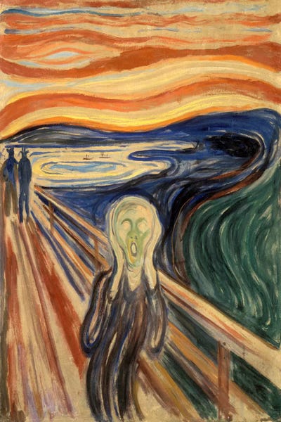 Re-Imagined Masters: The Scream, 1910 by Edvard Munch