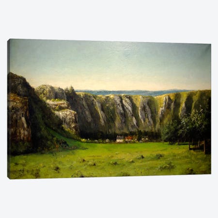 The Rock of Ten Hours, 1855 Canvas Print #15256} by Gustave Courbet Canvas Wall Art
