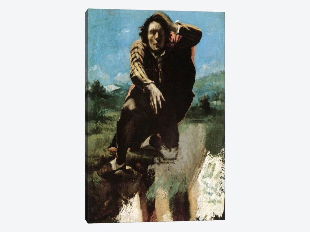 The Man Made Mad by Fear, 1844 by Gustave Courbet 1-piece Art Print