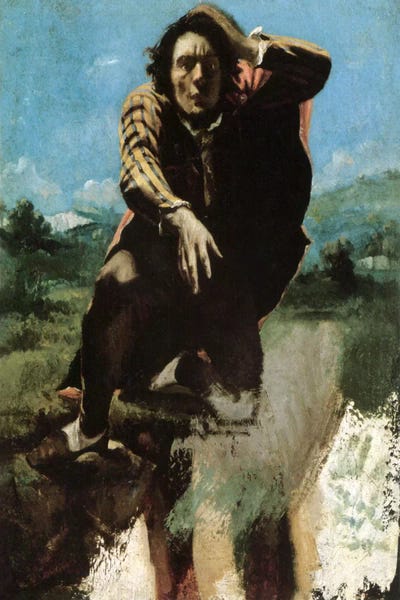 Gustave Courbet: The Man Made Mad by Fear, 1844 by Gustave Courbet