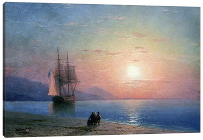 Meer Anagoria, 1864 Canvas Art Print - Ivan Aivazovsky