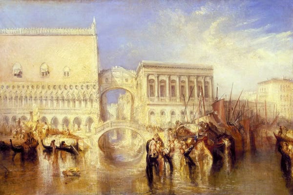 J.M.W. Turner: The Bridge of Sighs by J.M.W. Turner