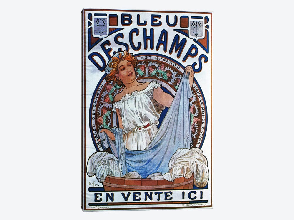 Bleu Deschamps, 1897 1-piece Canvas Artwork