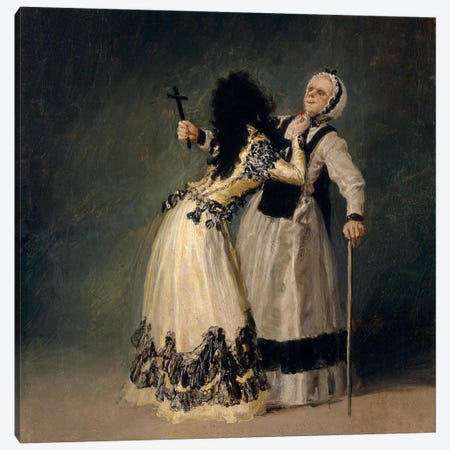 The Dutches of Alba And La Beata, 1795 Canvas Print #15333} by Francisco Goya Canvas Artwork