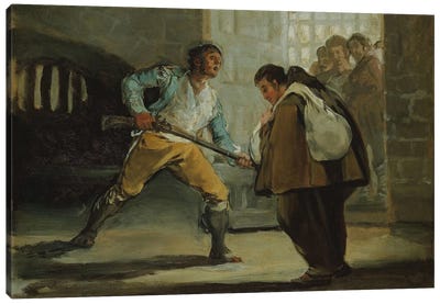 Friar Pedro, 1806 Canvas Art Print - Francisco Goya