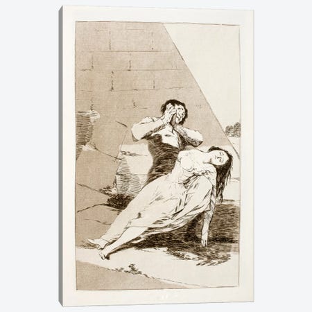 Los Caprichos:Tantalo, Plate 9 Canvas Print #15357} by Francisco Goya Canvas Print