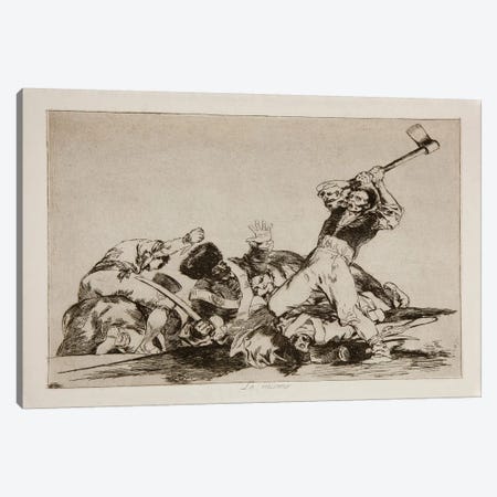 The Disasters of War: The Same Thing, Plate 3 Canvas Print #15363} by Francisco Goya Art Print