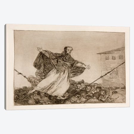 The Disasters of War: Look the Rope is Breaking, Plate 77 Canvas Print #15364} by Francisco Goya Canvas Artwork