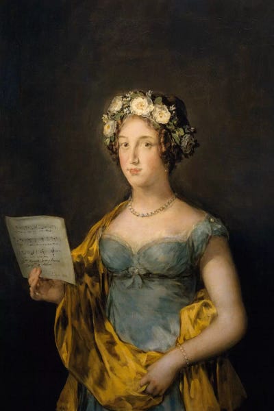 Francisco Goya: Duchess of Abrantes, 1838 by Francisco Goya