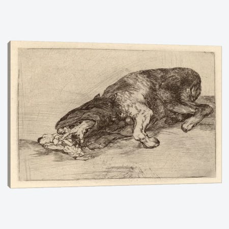 Fierce Monster, 1820 Canvas Print #15371} by Francisco Goya Canvas Artwork