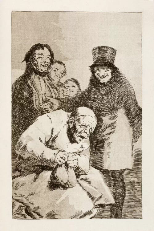 Los Caprichos: Why Hide Them? by Francisco Goya wall art