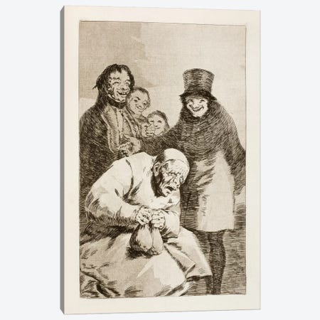 Los Caprichos: Why Hide Them? Canvas Print #15373} by Francisco Goya Canvas Artwork