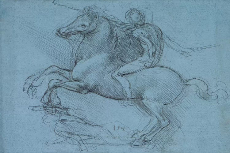 A Study for an Equestrian Monument, 1490