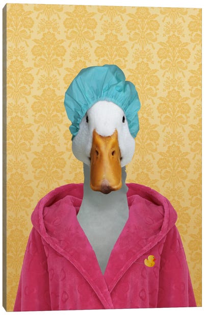 Dorothy the Duck Canvas Art Print - Bathroom Humor Art