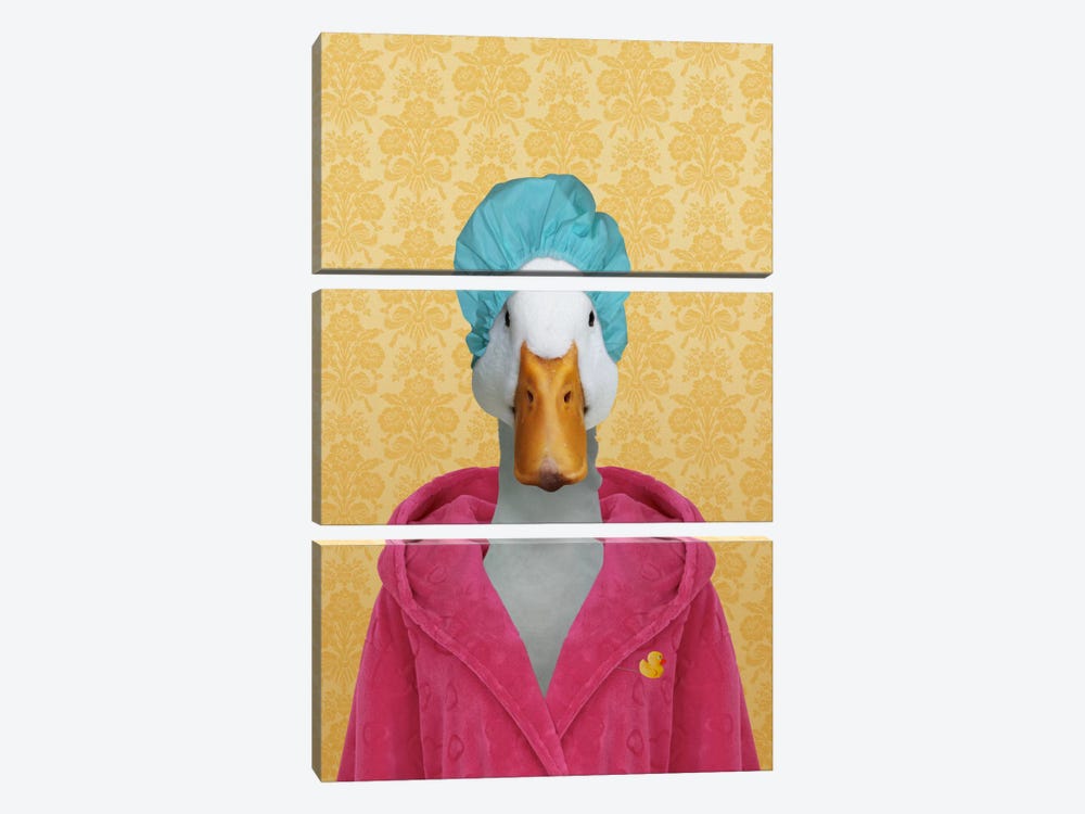 Dorothy the Duck by 5by5collective 3-piece Canvas Wall Art