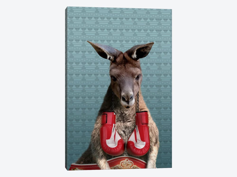 Bo the Kangaroo by 5by5collective 1-piece Canvas Print