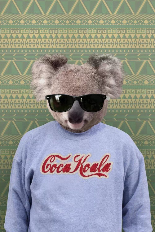 Clifford the Koala by 5by5collective wall art