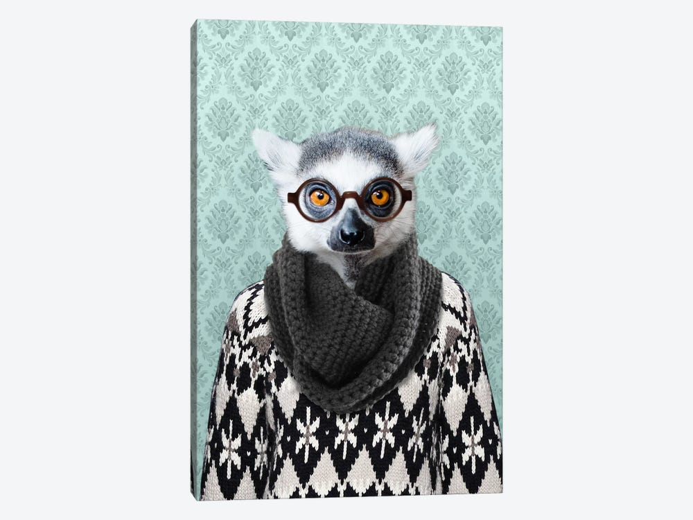 Louie the Leemur by 5by5collective 1-piece Art Print