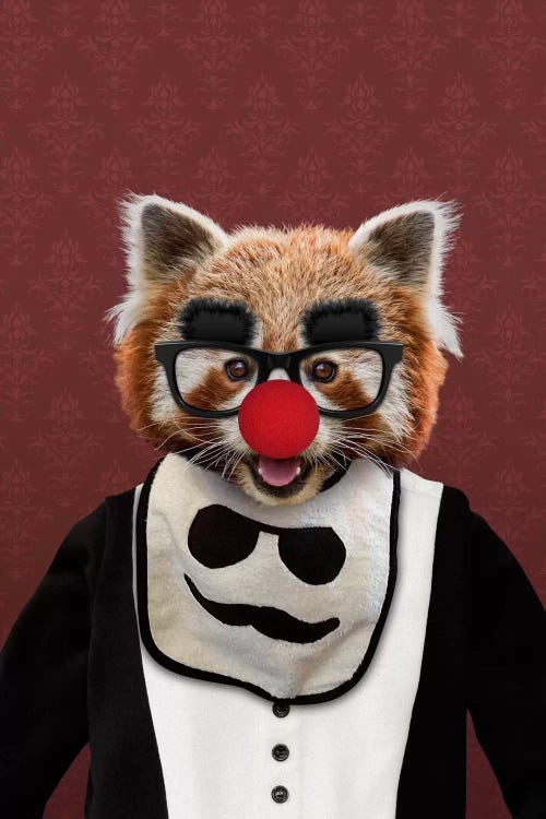 Red the Red Panda by 5by5collective wall art