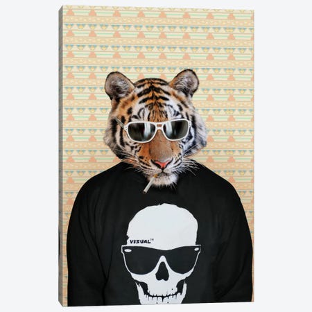 Trinny the Tiger Canvas Print #15493} by 5by5collective Canvas Art Print