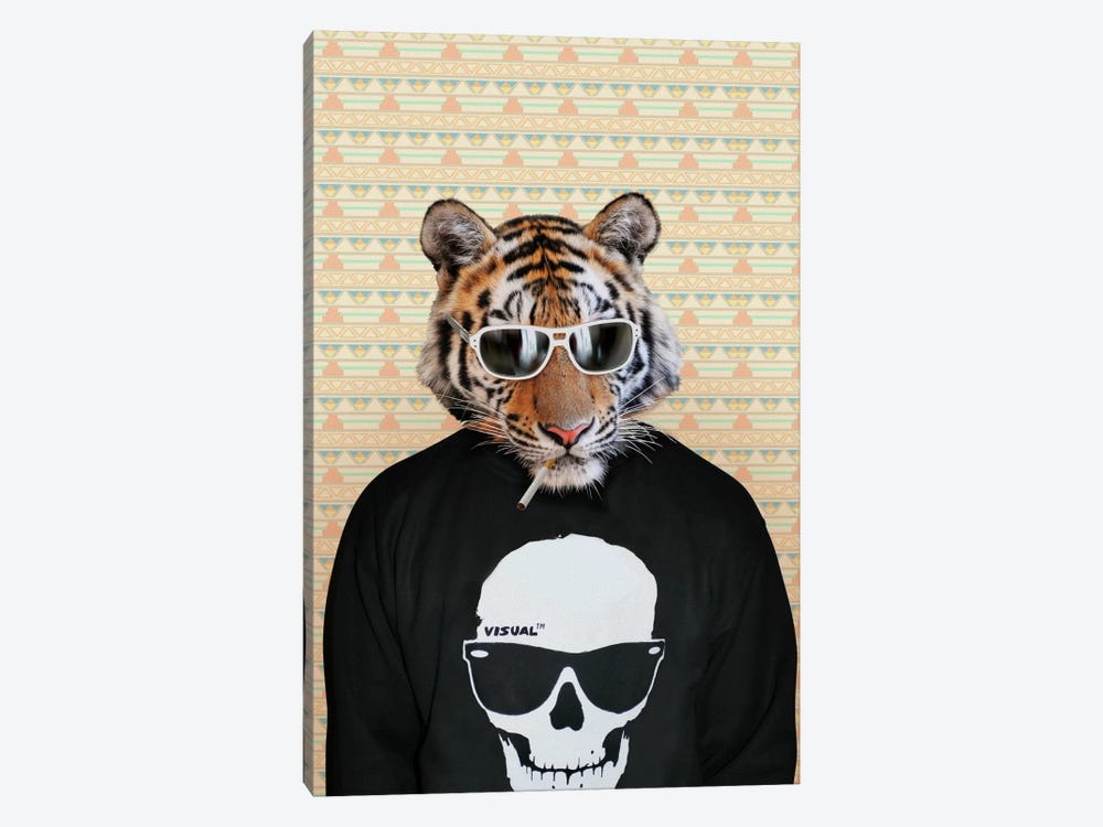 Trinny the Tiger by 5by5collective 1-piece Canvas Print