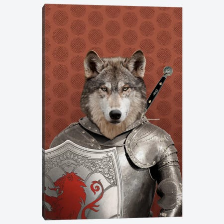 William the Wolf Canvas Print #15495} by 5by5collective Canvas Artwork