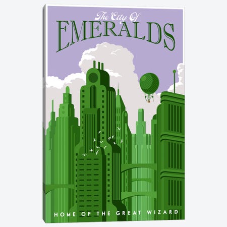 Emerald City Travel Canvas Print #15539} by Steve Thomas Canvas Artwork