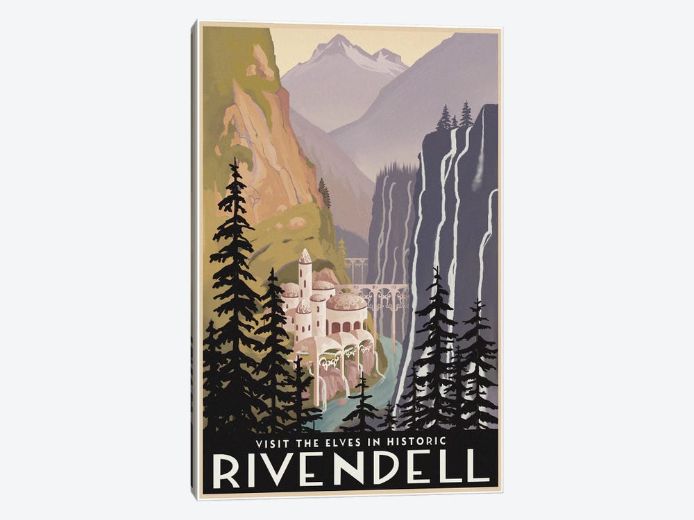 Visit Historic Rivendell by Steve Thomas 1-piece Canvas Art Print